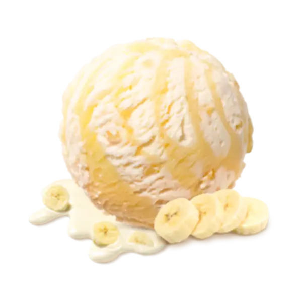 Crème glacée banane — glacier de Chaudes-Aigues
