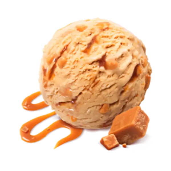 Crème glacée caramel — glacier de Chaudes-Aigues