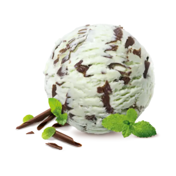 Crème glacée menthe chocolat — glacier de Chaudes-Aigues