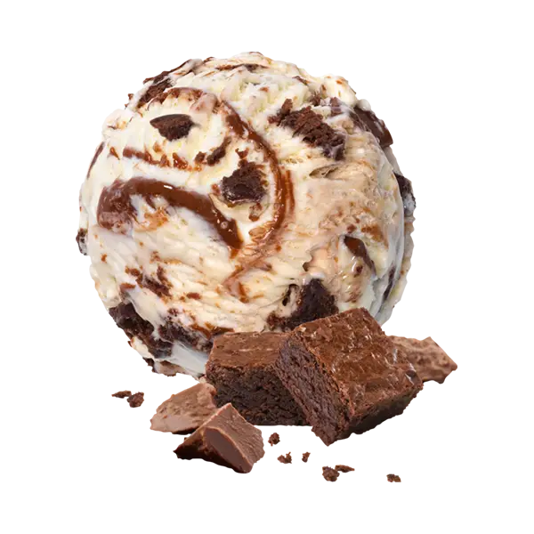 Crème glacée vanille brownie — glacier de Chaudes-Aigues