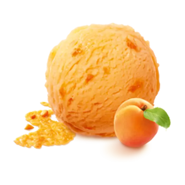 Sorbet abricot — glacier de Chaudes-Aigues