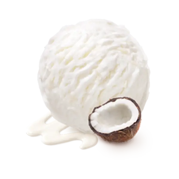 Crème glacée noix de coco — glacier de Chaudes-Aigues