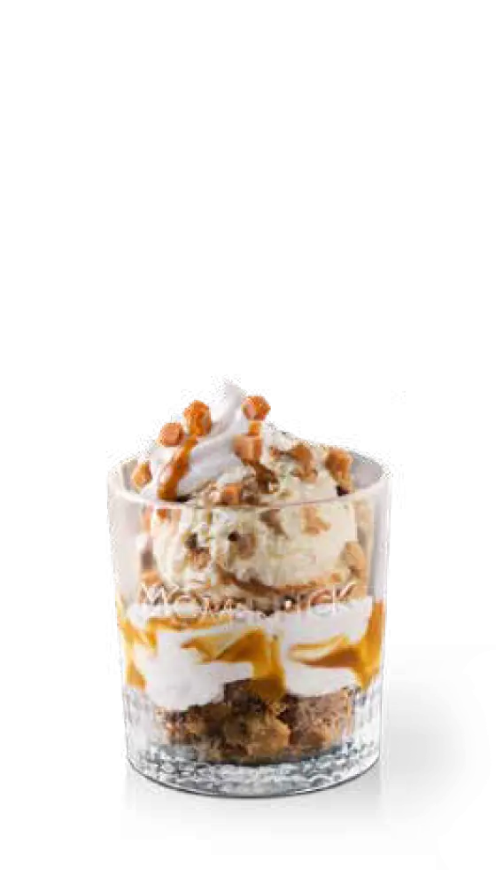 Coupe glacée Cookies Cup — vanille bourbon, cookie et caramel, glacier de Chaudes-Aigues